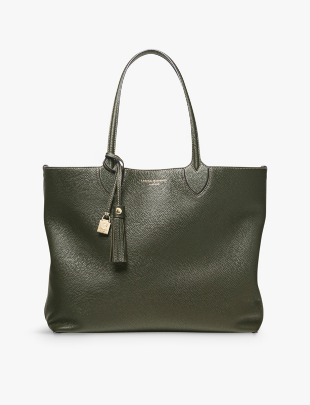 Hudson Oversized leather tote bag