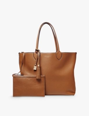 ASPINAL OF LONDON: Hudson Oversized leather tote bag