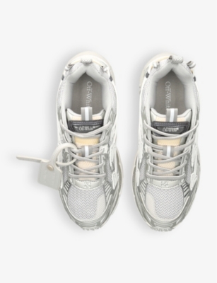 Off-white Be Right Back Mesh Sneakers Pull Tabs In White