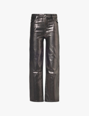 FRAME: Le Sleek straight-leg stretch-denim jeans