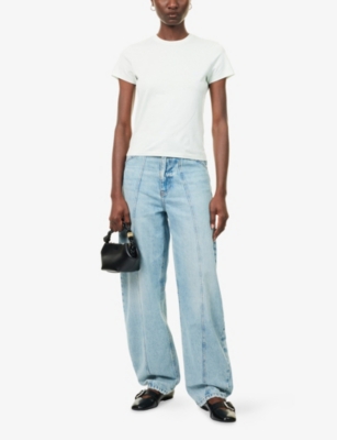 FRAME: Baby round-neck cotton-jersey T-shirt