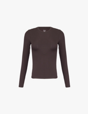WE ARE TALA: 365 Sculpt long-sleeve stretch-jersey T-shirt