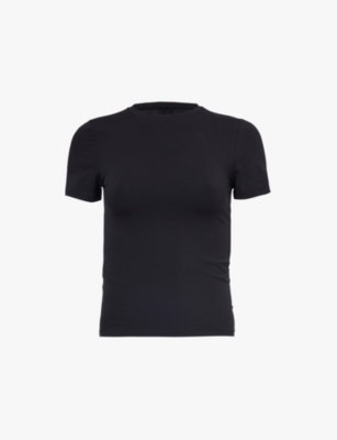 WE ARE TALA: Dayflex brand embroidered stretch recycled-nylon T-shirt