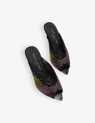 Kurt Geiger Regent Point Mule In Black/comb