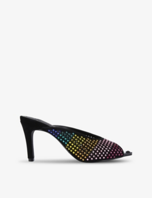 Kurt Geiger Regent Point Mule In Black/comb