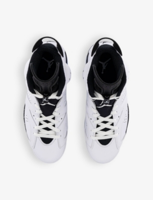 JORDAN: Air Jordan 6 Retro panelled leather high-top trainers