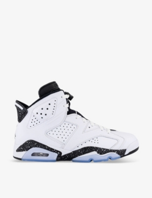 JORDAN: Air Jordan 6 Retro panelled leather high-top trainers