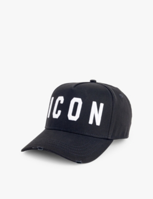 DSQUARED2 Icon embroidered cotton baseball cap Selfridges