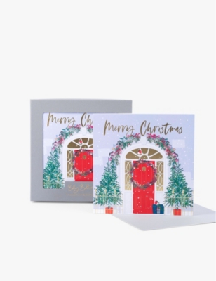 SELFRIDGES EDIT: Merry Christmas pack of 8 Christmas cards 16.5cm x 16.5cm