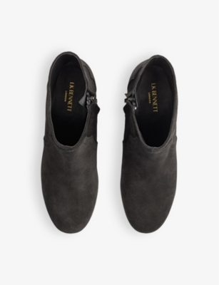 LK BENNETT: Leida Western suede heeled ankle boots