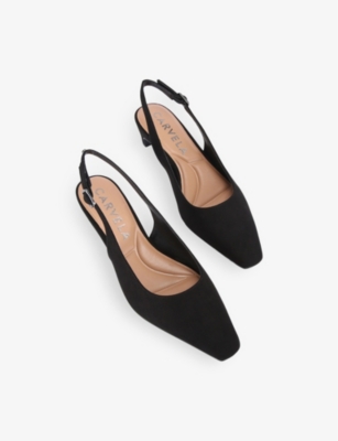 CARVELA WOMENS CARVELA CARINA SLINGBACK FAUX-LEATHER COURTS 