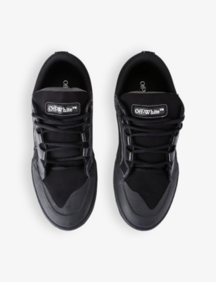 Off-white Off White Black 779 Vulcanized Leather Sneakers In Black