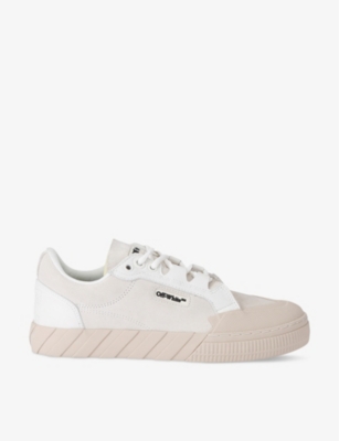 OFF-WHITE C/O VIRGIL ABLOH: Vulcanized 779 branded suede trainers