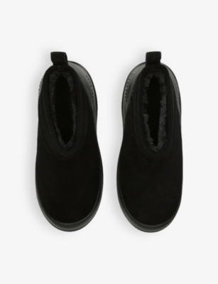 Moon Boot Luna Low-suede Boots In Black