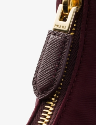 PRADA: Re-Edition 2005 mini recycled-nylon and leather shoulder bag