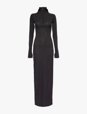 DAILY PAPER - Hood branded-hardware knitted maxi dress | Selfridges.com