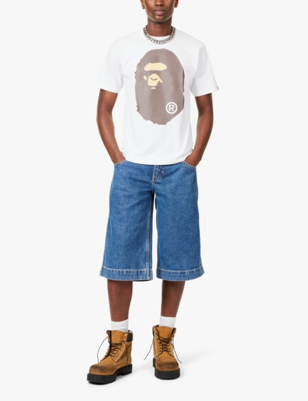 Big Ape Head graphic-print cotton-jersey T-shirt