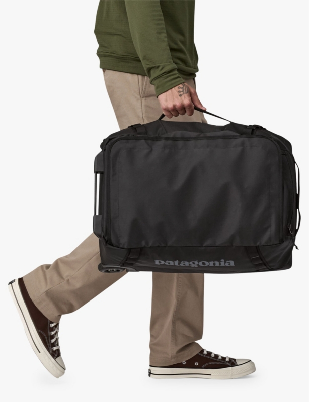 Black Hole Woven Wheeled Duffel Bag 40L