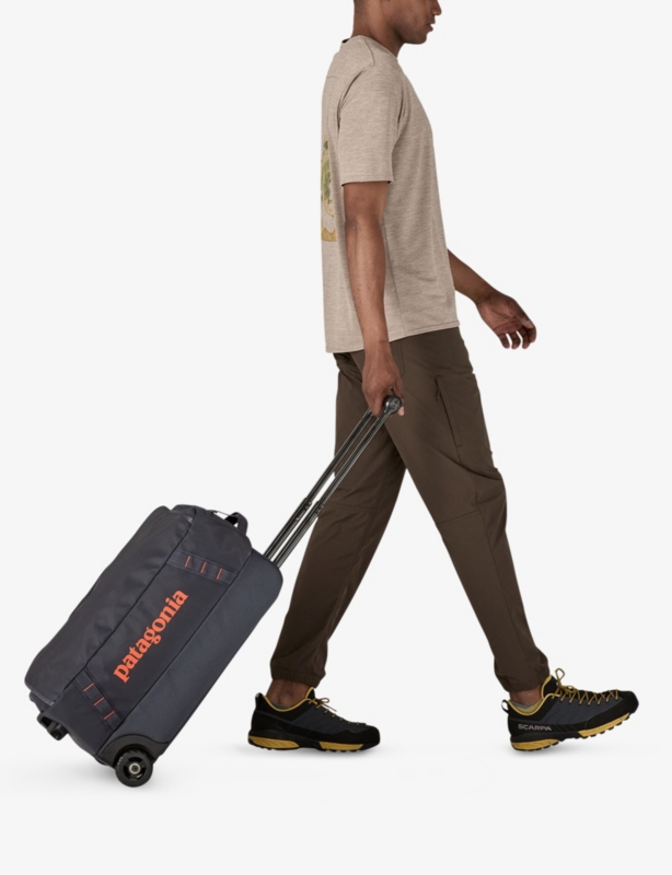 Black Hole Woven Wheeled Duffel Bag 40L