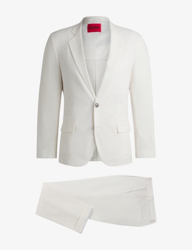 Slim-Fit Single-Breasted Woven Suit