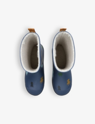 LIEWOOD: Kids' Mason robot thermo wellington boots