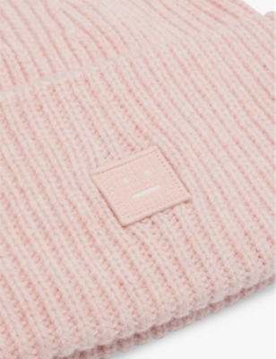Acne Studios Hats In Faded Pink Melange