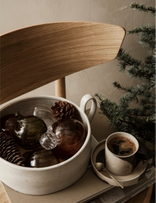 FERM LIVING: Flow porcelain centrepiece 12.5cm