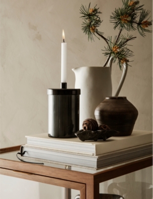 Ferm Living Off-white Speckle Flow Porcelain Jug 1l In Off-white Speckle