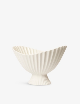 FERM LIVING: Fountain large stoneware bowl 28cm
