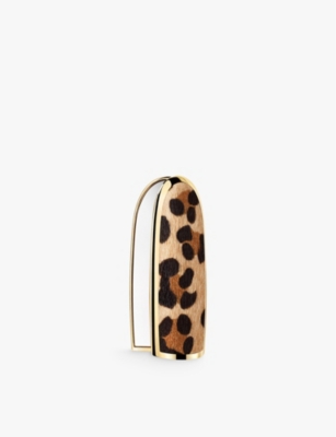 GUERLAIN LE FAUVE ROUGE G LES STUDS METAL LIPSTICK CASE 
