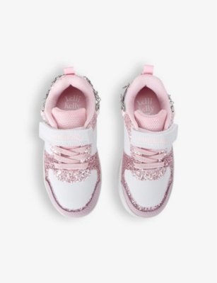 LELLI KELLY: Kids' Gioiello gem-embellished woven trainers