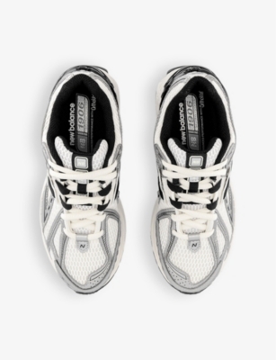New Balance Multicolor Low Top Sneakers With Logo Detail On The Rear In Tech Fabric Man In White