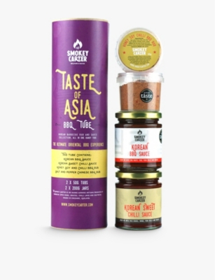 THE SMOKEY CARTER: Taste of Asia BBQ tube gift set 500g
