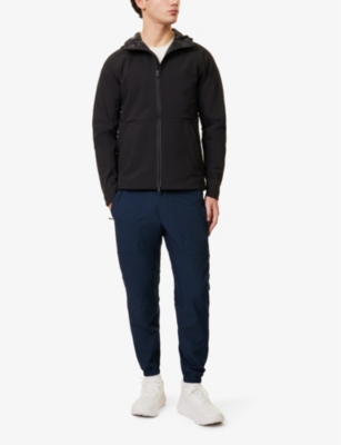 Lululemon Mens License To Train Tapered-leg Recycled-polyester Blend Shell Jogging Bottoms True Navy In True Navy