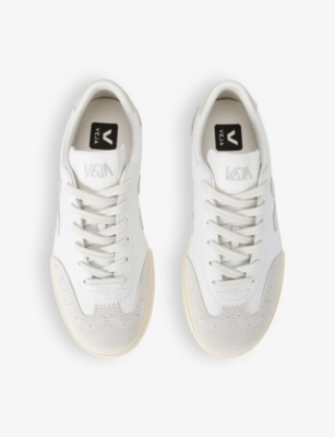 Veja Volley Sneakers In White Suede And Leather In White