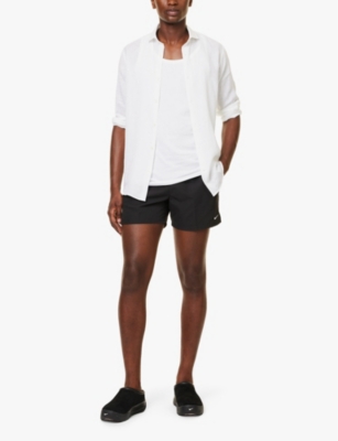 "Essential 5"" Volley drawstring waistband straight leg regular-fit swim shorts"