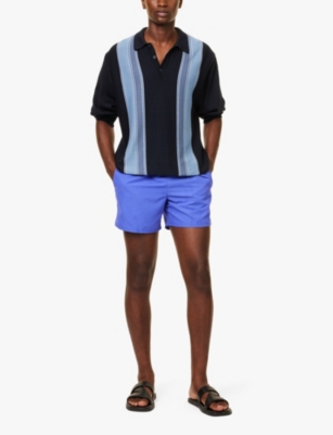 "Essential 5"" Volley drawstring waistband straight leg regular-fit swim shorts"