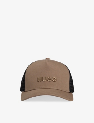 HUGO: Brand-Embroidered Cotton Cap