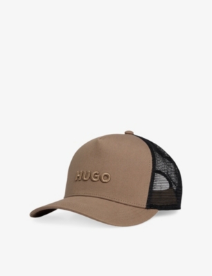 HUGO: Brand-Embroidered Cotton Cap