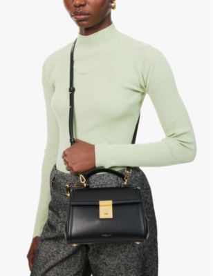 Paris leather shoulder bag