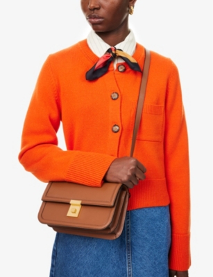 Paris leather shoulder bag