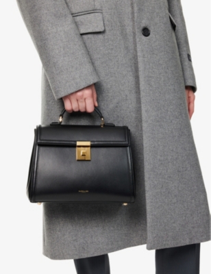 Midi Paris top-handle leather handbag