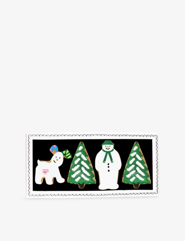 The Snowman Letterbox gingerbread iced biscuits 75g