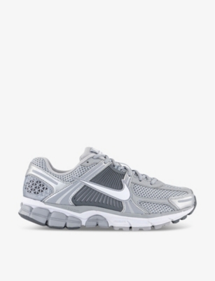 Mens Nike Zoom Vomero 5 Logo-Embossed Leather and Mesh Low-Top Trainers