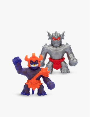 HEROES OF GOO JIT ZU: Stretch Strikers Blazagon Vs Complagon stretchy figures 20cm