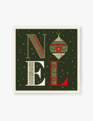 SELFRIDGES EDIT: Christmas Noel pack of 6 Christmas cards 12.5cm