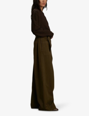 SOEUR: Vagabond wide-leg cotton trousers