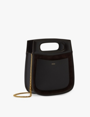 SOEUR: Cheri Mini leather cross-body bag