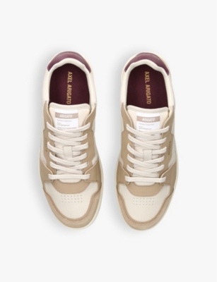 Axel Arigato Mens Beige Comb Dice Lo Leather And Suede Low-top Trainers In Beige Comb