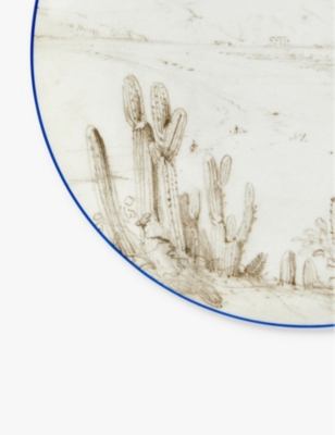 WEDGWOOD: Darwin Voyage of the Beagle Chile teacup, saucer and plate 3-piece bone-china set